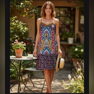 Anthropologie Multicolor Floral Dress